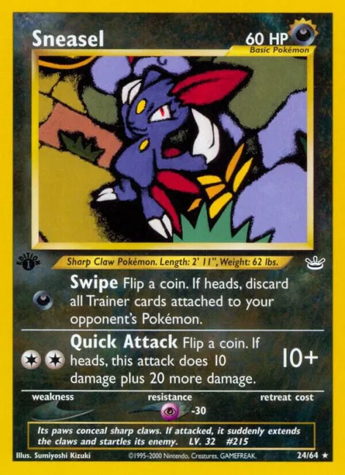 Sneasel - 1st Edition