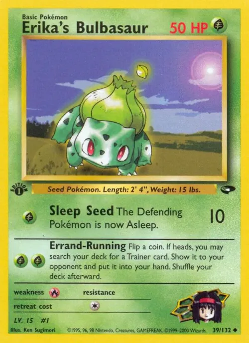 Erika's Bulbasaur - 1st Edition