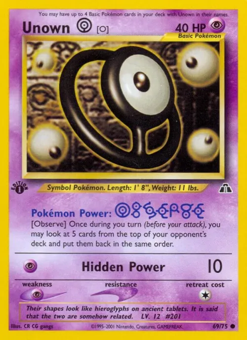 Unown [O] - Unlimited