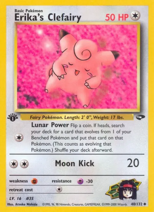 Erika's Clefairy - 1st Edition