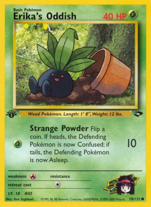 Erika's Oddish - 1st Edition