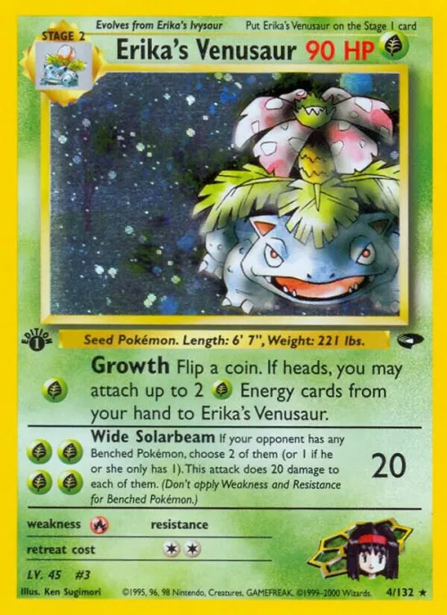 Erika's Venusaur - 1st Edition Holo