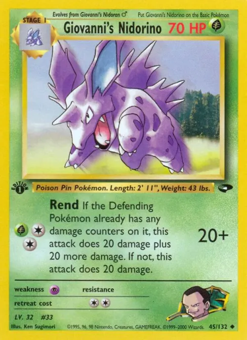 Giovanni's Nidorino - Unlimited