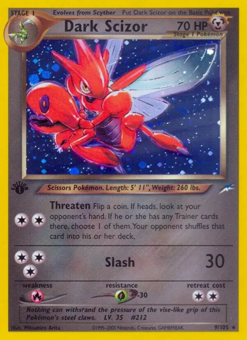 Dark Scizor - 1st Edition Holo