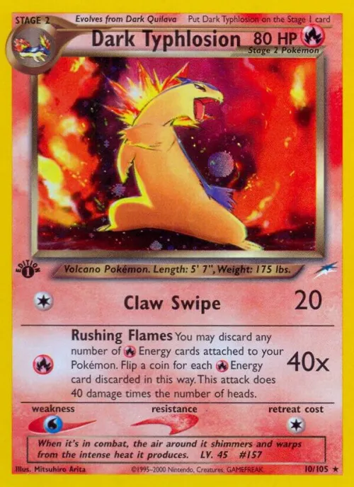 Dark Typhlosion - 1st Edition Holo