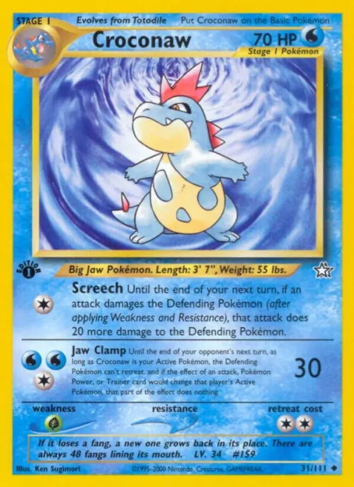 Croconaw (31) - 1st Edition