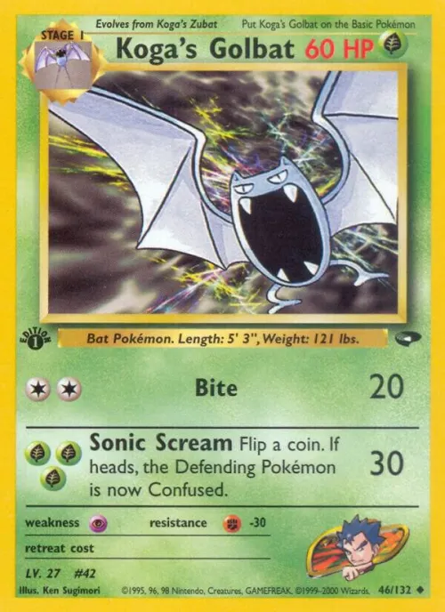 Koga's Golbat - 1st Edition