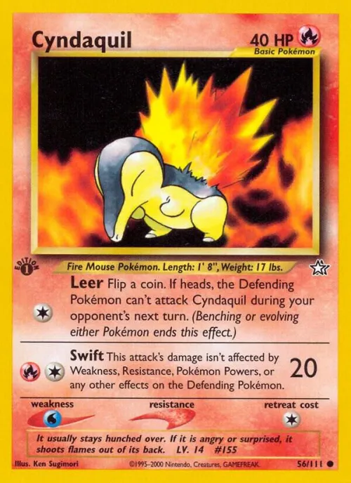 Cyndaquil (56) - 1st Edition