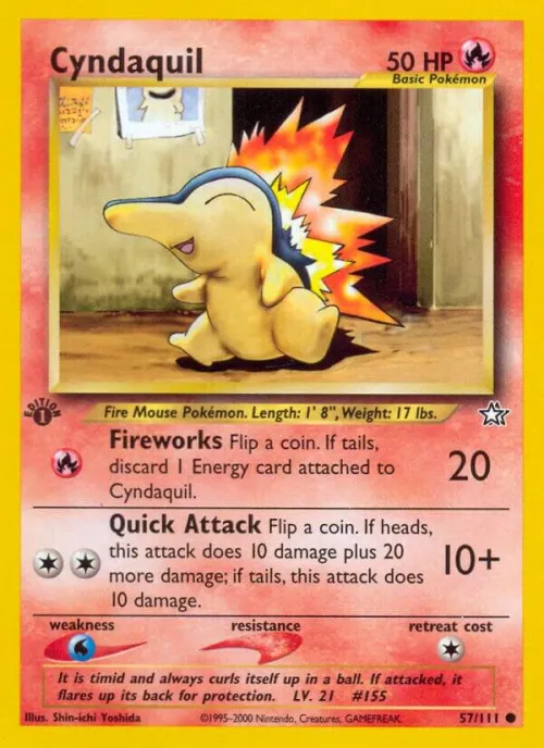 Cyndaquil (57) - 1st Edition