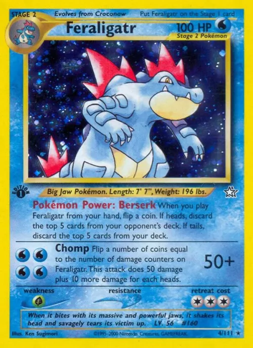 Feraligatr (4) - Unlimited Holo