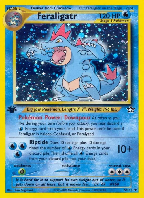 Feraligatr (5) - 1st Edition Holo