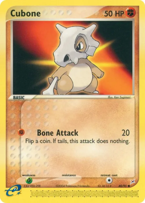 Cubone - Reverse Holo
