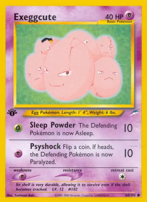 Exeggcute - 1st Edition