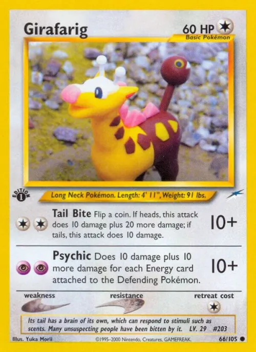 Girafarig - 1st Edition
