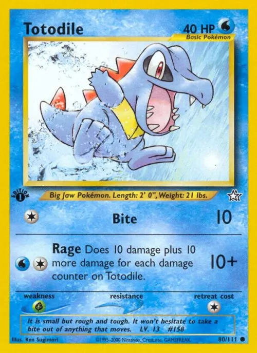 Totodile (80) - 1st Edition