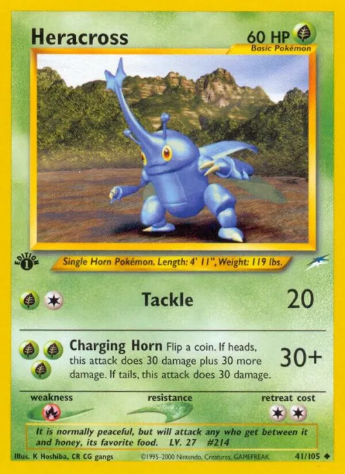 Heracross - 1st Edition