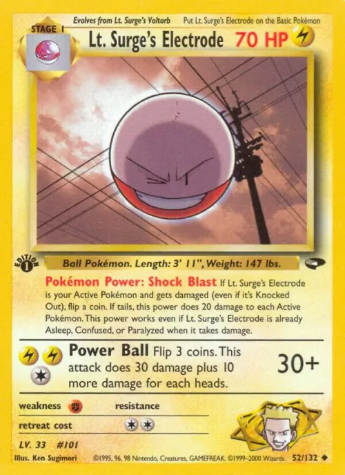 Lt. Surge's Electrode - 1st Edition