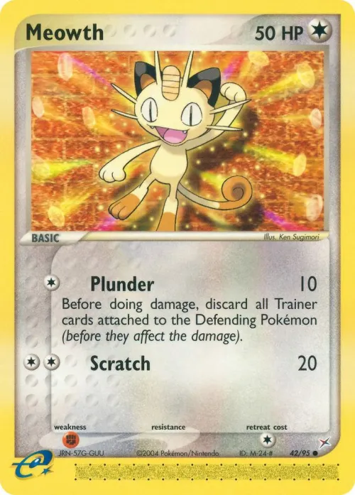Meowth - Reverse Holo
