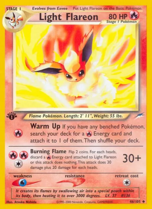 Light Flareon - 1st Edition