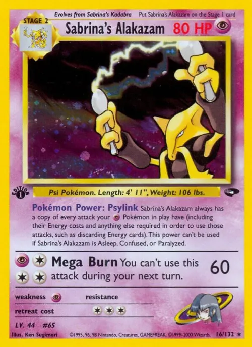 Sabrina's Alakazam - 1st Edition Holo
