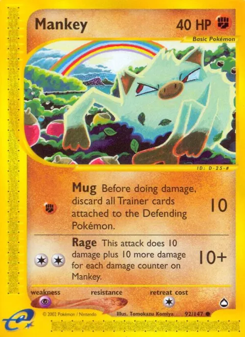 Mankey - Reverse Holo