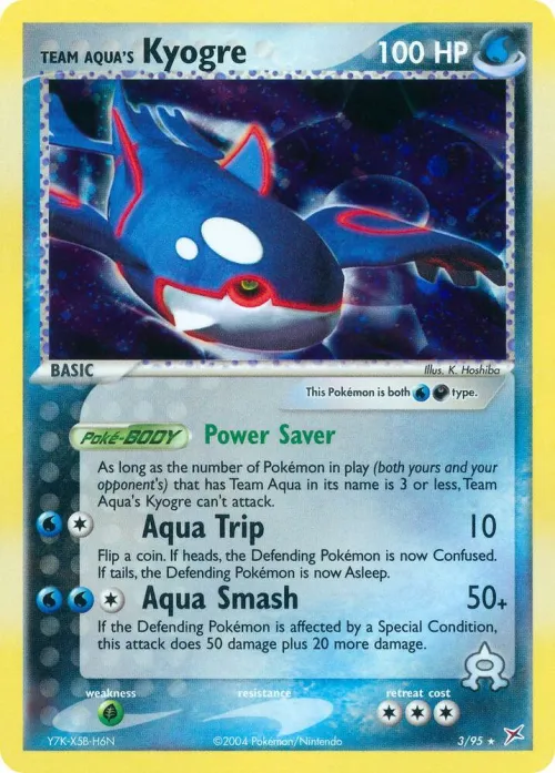 Team Aqua's Kyogre - Holo