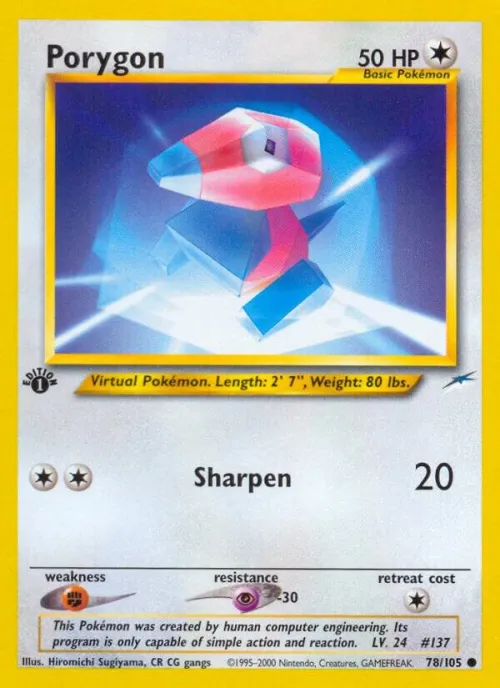 Porygon - 1st Edition
