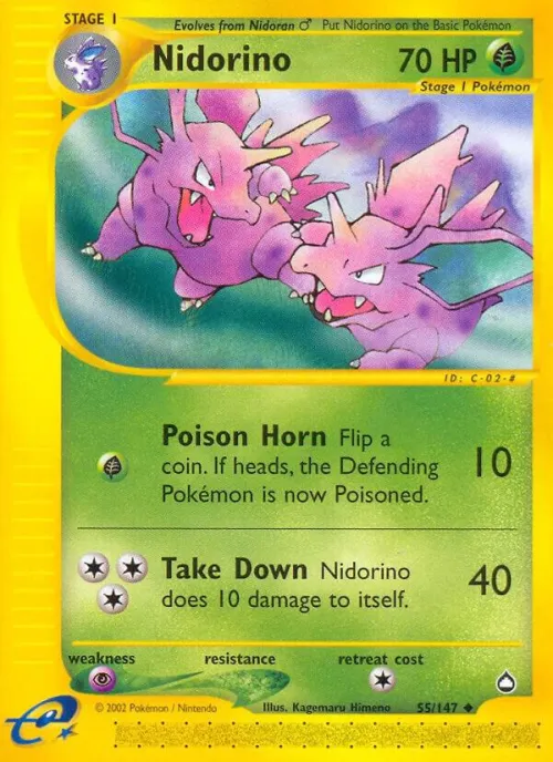 Nidorino - Reverse Holo