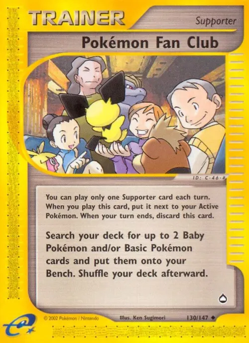 Pokemon Fan Club - Reverse Holo