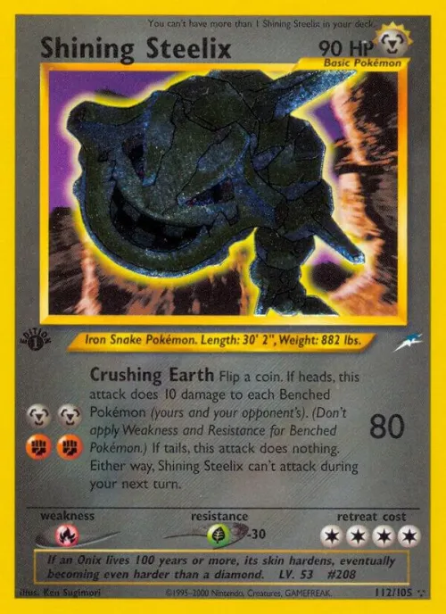Shining Steelix - Unlimited Holo