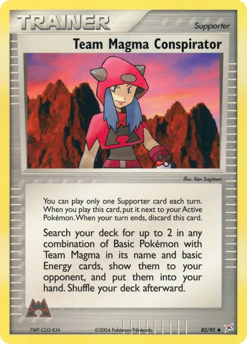 Team Magma Conspirator - Reverse Holo