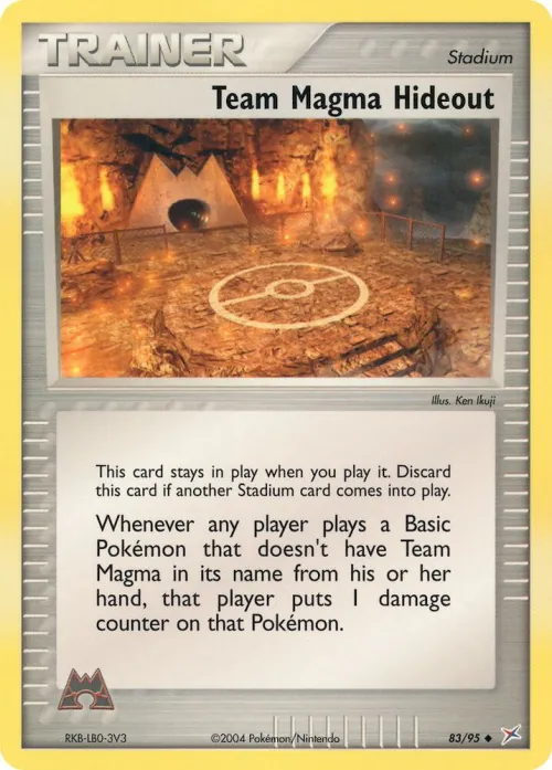Team Magma Hideout - Reverse Holo