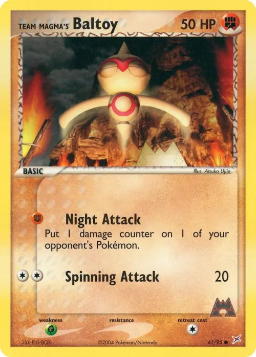 Team Magma's Baltoy - Reverse Holo