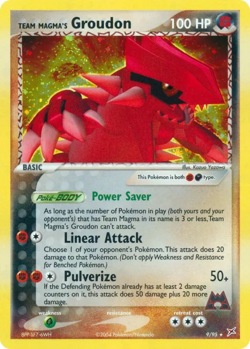Team Magma's Groudon - Holo