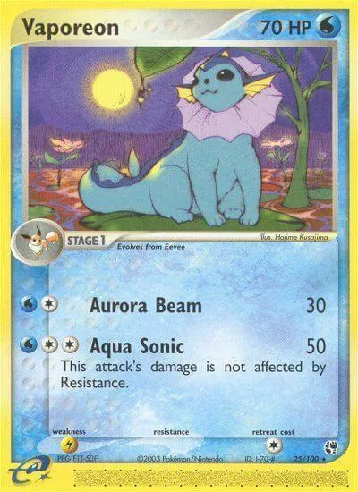 Vaporeon - Reverse Holo