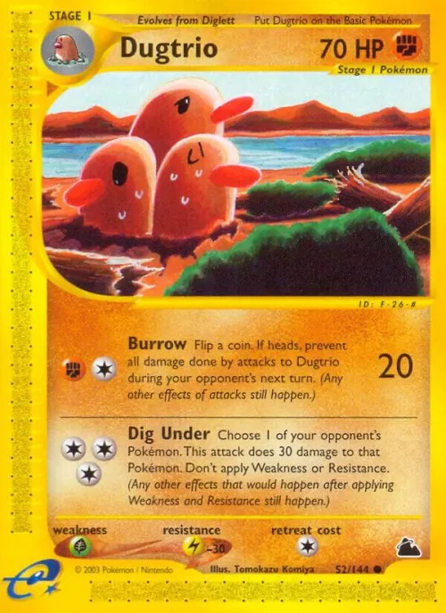 Dugtrio - Reverse Holo