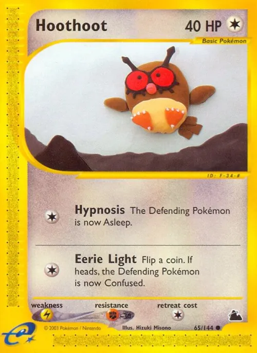 Hoothoot - Reverse Holo