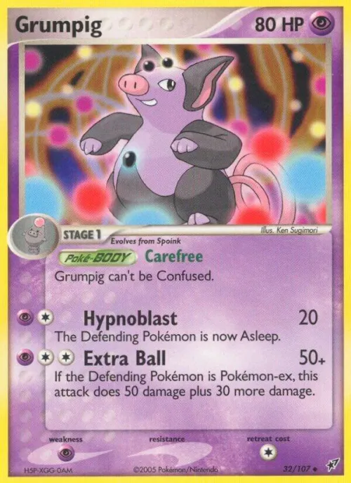 Grumpig - Reverse Holo