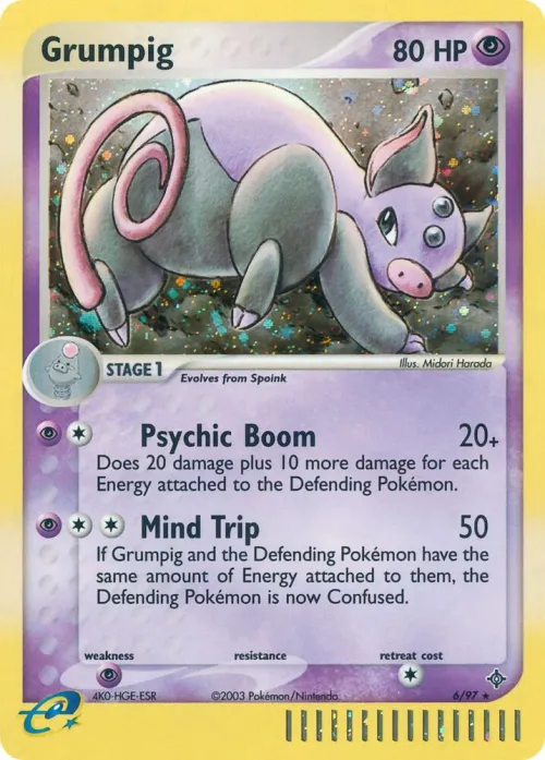 Grumpig - Holo