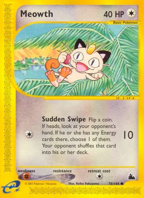 Meowth - Reverse Holo