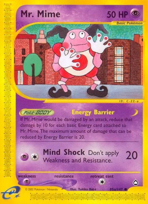 Mr. Mime (95a) - Reverse Holo