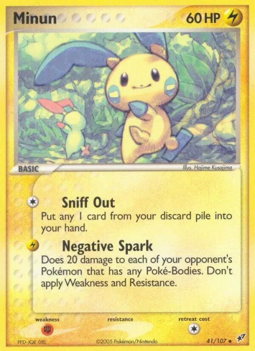 Minun - Reverse Holo