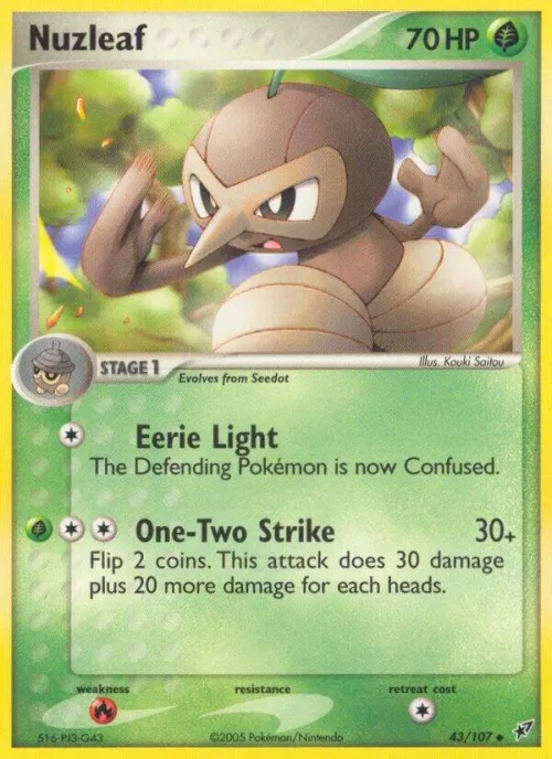 Nuzleaf - Reverse Holo