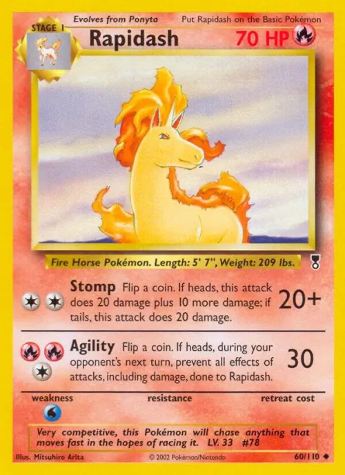 Rapidash - Reverse Holo