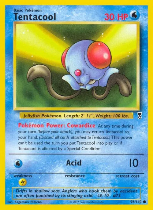 Tentacool - Reverse Holo