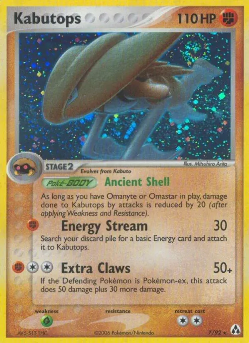 Kabutops - Reverse Holo