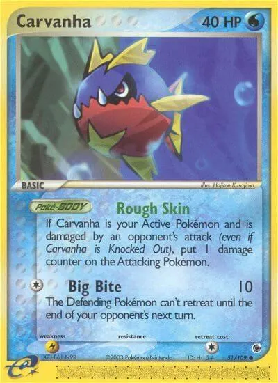 Carvanha - Reverse Holo
