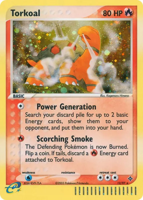 Torkoal - Holo
