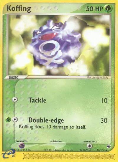Koffing - Reverse Holo