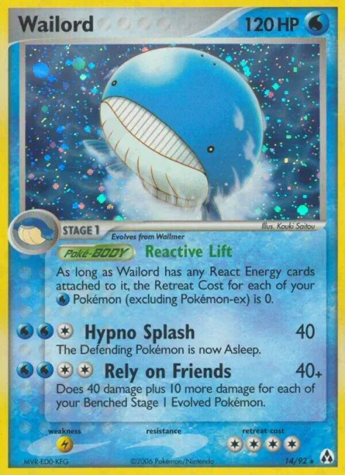 Wailord - Reverse Holo